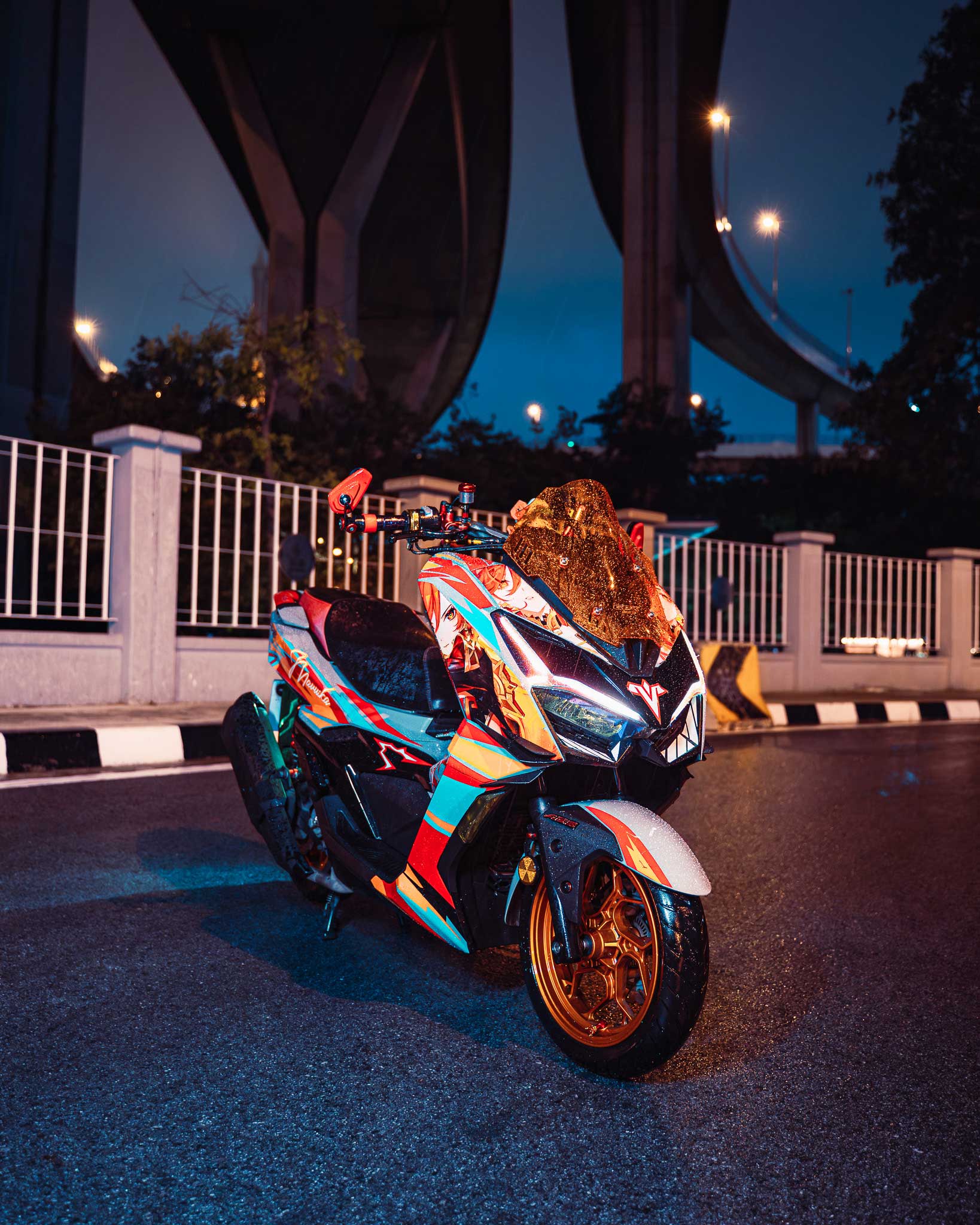 GPX meeting night ride bhumibol bridge