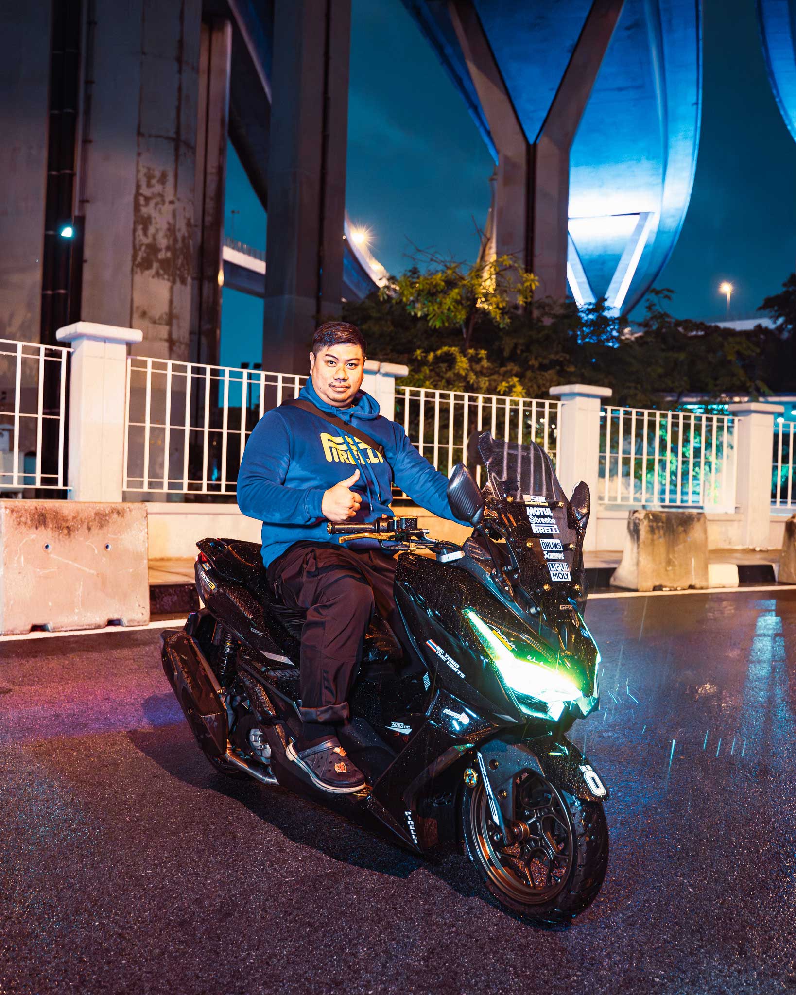 GPX meeting night ride bhumibol bridge