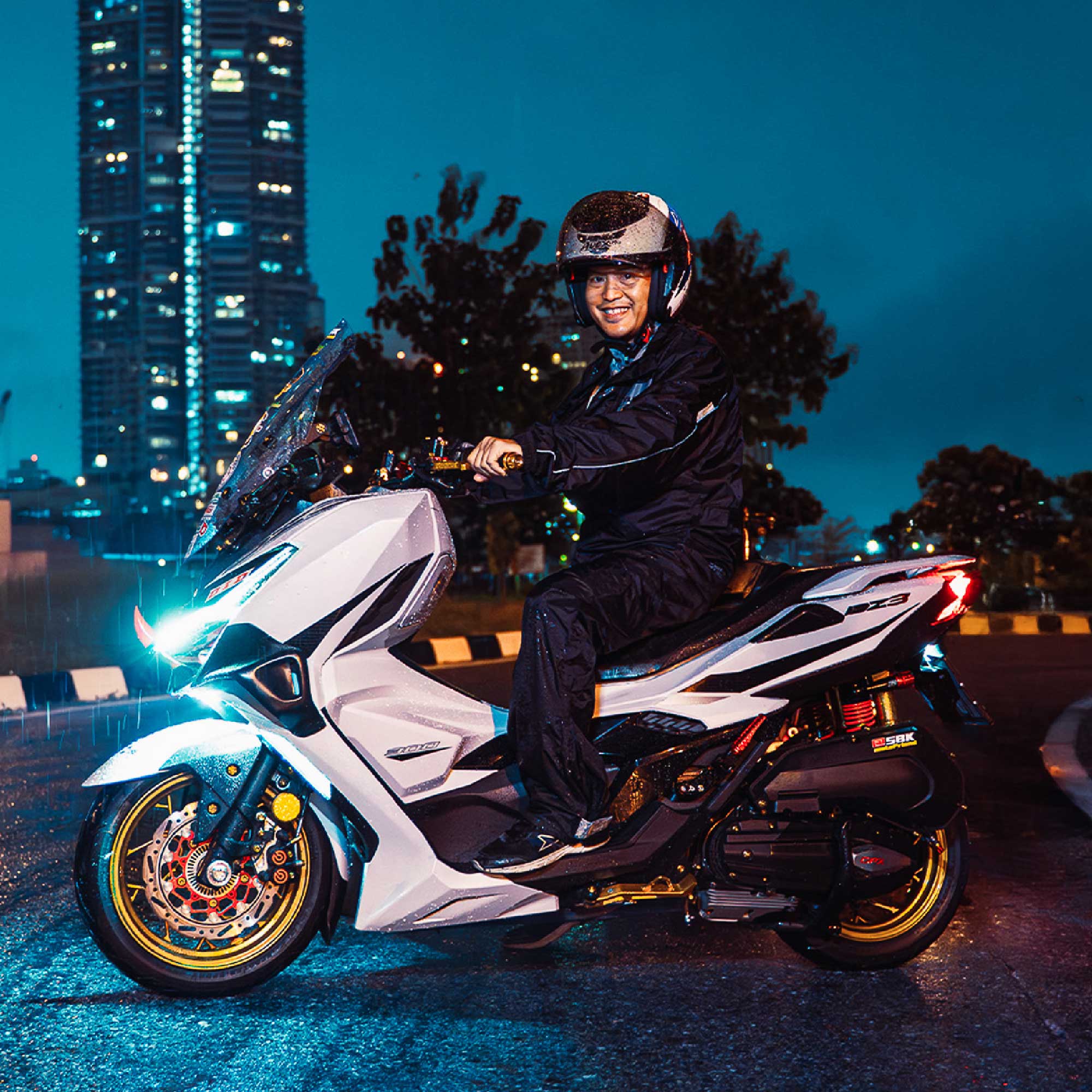 GPX meeting night ride bhumibol bridge