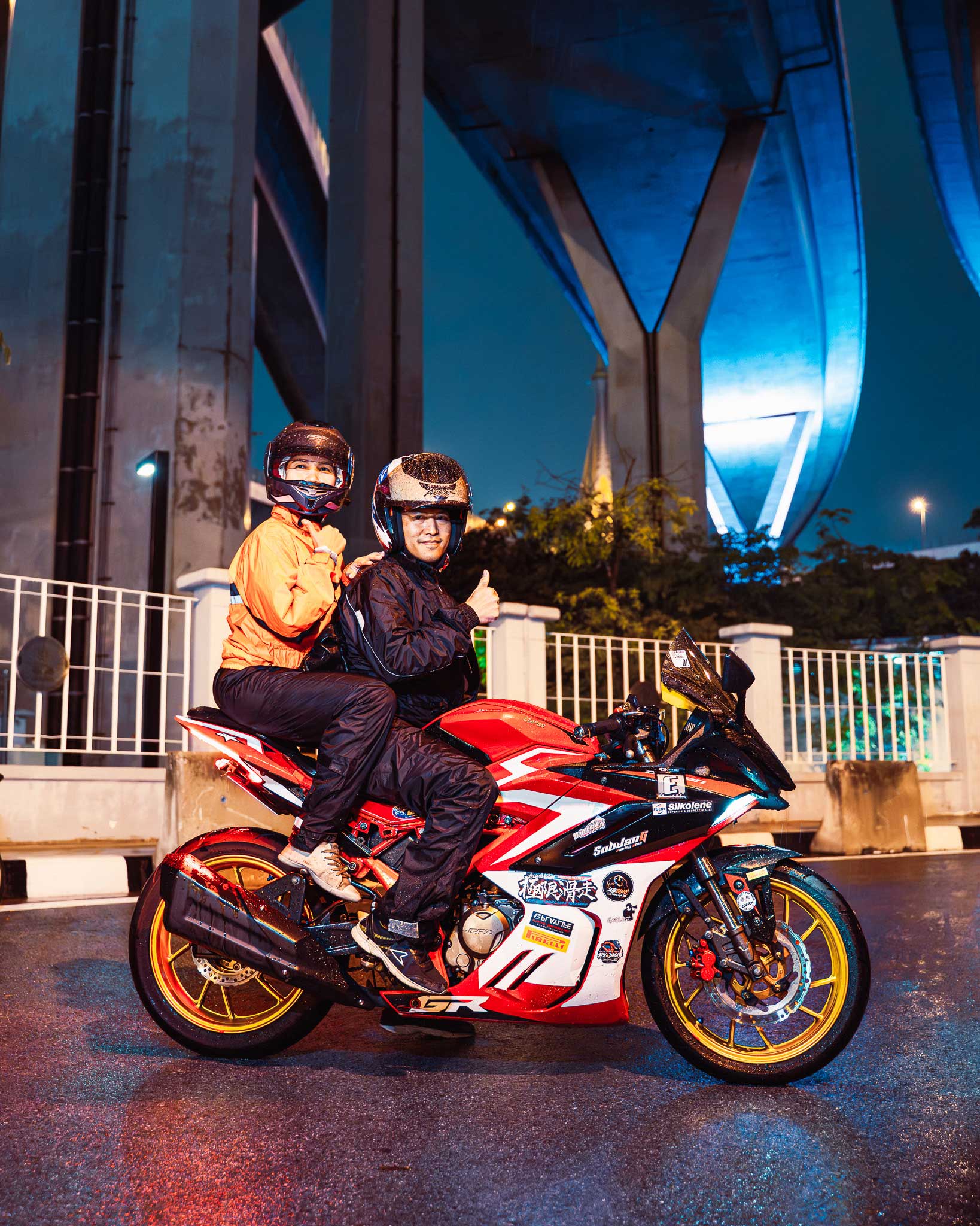 GPX meeting night ride bhumibol bridge