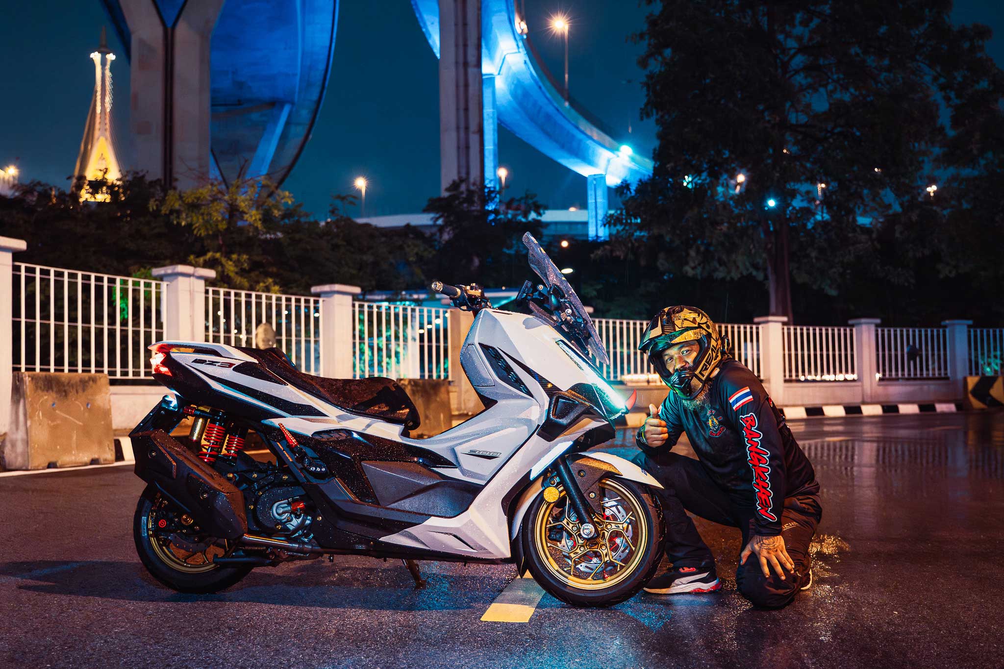GPX meeting night ride bhumibol bridge