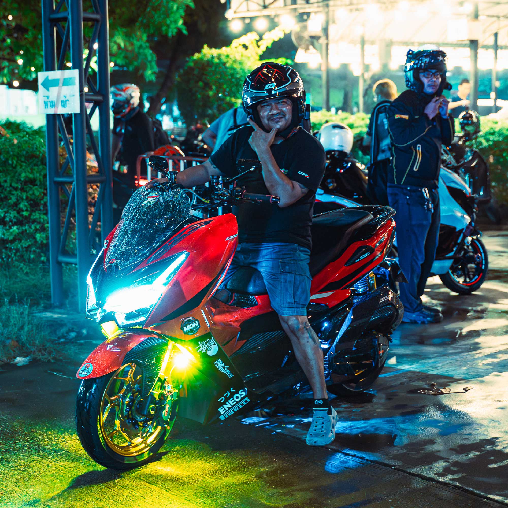 GPX meeting night ride bhumibol bridge